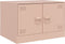 vidaXL - Salontafel - 67x50x44 - cm - staal - roze