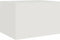 vidaXL - Salontafel - 67x50x44 - cm - staal - wit