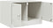 vidaXL - Salontafel - 67x50x44 - cm - staal - wit