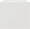 vidaXL - Salontafel - 67x50x44 - cm - staal - wit