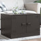 vidaXL - Salontafel - 67x50x44 - cm - staal - zwart
