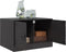 vidaXL - Salontafel - 67x50x44 - cm - staal - zwart