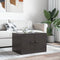 vidaXL - Salontafel - 67x50x44 - cm - staal - zwart