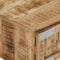 vidaXL - Salontafel - 67x67x30 - cm - massief - mangohout