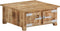 vidaXL - Salontafel - 67x67x30 - cm - massief - mangohout