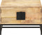 vidaXL - Salontafel - 67x67x45 - cm - massief - mangohout