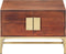 vidaXL - Salontafel - 67x67x45 - cm - massief - mangohout - honingbruin