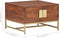 vidaXL - Salontafel - 67x67x45 - cm - massief - mangohout - honingbruin