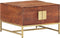 vidaXL - Salontafel - 67x67x45 - cm - massief - mangohout - honingbruin