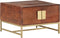 vidaXL - Salontafel - 67x67x45 - cm - massief - mangohout - honingbruin