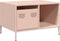 vidaXL - Salontafel - 68,5x50x43,5 - cm - koudgewalst - staal - roze