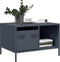 vidaXL - Salontafel - 68,5x50x43,5 - cm - koudgewalst - staal - antracietkleurig