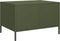 vidaXL - Salontafel - 68,5x50x43,5 - cm - koudgewalst - staal - olijfgroen
