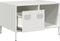 vidaXL - Salontafel - 68,5x50x43,5 - cm - koudgewalst - staal - wit