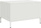 vidaXL - Salontafel - 68,5x50x43,5 - cm - koudgewalst - staal - wit