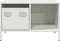 vidaXL - Salontafel - 68,5x50x43,5 - cm - koudgewalst - staal - wit