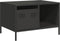 vidaXL - Salontafel - 68,5x50x43,5 - cm - koudgewalst - staal - zwart