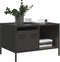 vidaXL - Salontafel - 68,5x50x43,5 - cm - koudgewalst - staal - zwart