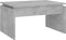 vidaXL - Salontafel - 68x50x38 - cm - bewerkt - hout - betongrijs