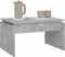vidaXL - Salontafel - 68x50x38 - cm - bewerkt - hout - betongrijs