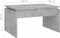 vidaXL - Salontafel - 68x50x38 - cm - bewerkt - hout - betongrijs