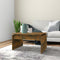 vidaXL - Salontafel - 68x50x38 - cm - bewerkt - hout - gerookt - eikenkleurig