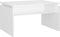vidaXL - Salontafel - 68x50x38 - cm - bewerkt - hout - hoogglans - wit