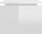 vidaXL - Salontafel - 68x50x38 - cm - bewerkt - hout - hoogglans - wit