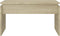 vidaXL - Salontafel - 68x50x38 - cm - bewerkt - hout - sonoma - eikenkleurig