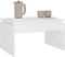 vidaXL - Salontafel - 68x50x38 - cm - bewerkt - hout - wit