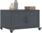 vidaXL - Salontafel - 68x50x43,5 - cm - staal - antracietkleurig