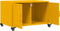 vidaXL - Salontafel - 68x50x43,5 - cm - staal - mosterdgeel