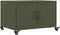 vidaXL - Salontafel - 68x50x43,5 - cm - staal - olijfgroen