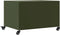 vidaXL - Salontafel - 68x50x43,5 - cm - staal - olijfgroen