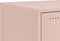 vidaXL - Salontafel - 68x50x43,5 - cm - staal - roze