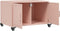 vidaXL - Salontafel - 68x50x43,5 - cm - staal - roze