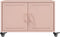 vidaXL - Salontafel - 68x50x43,5 - cm - staal - roze