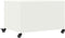 vidaXL - Salontafel - 68x50x43,5 - cm - staal - wit