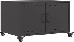vidaXL - Salontafel - 68x50x43,5 - cm - staal - zwart