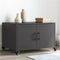 vidaXL - Salontafel - 68x50x43,5 - cm - staal - zwart