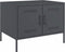 vidaXL - Salontafel - 68x50x50,5 - cm - staal - antracietkleurig