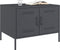 vidaXL - Salontafel - 68x50x50,5 - cm - staal - antracietkleurig