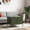 vidaXL - Salontafel - 68x50x50,5 - cm - staal - olijfgroen