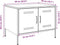 vidaXL - Salontafel - 68x50x50,5 - cm - staal - olijfgroen