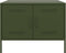 vidaXL - Salontafel - 68x50x50,5 - cm - staal - olijfgroen