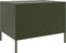 vidaXL - Salontafel - 68x50x50,5 - cm - staal - olijfgroen