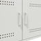 vidaXL - Salontafel - 68x50x50,5 - cm - staal - wit