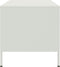 vidaXL - Salontafel - 68x50x50,5 - cm - staal - wit