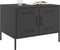 vidaXL - Salontafel - 68x50x50,5 - cm - staal - zwart