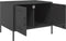 vidaXL - Salontafel - 68x50x50,5 - cm - staal - zwart